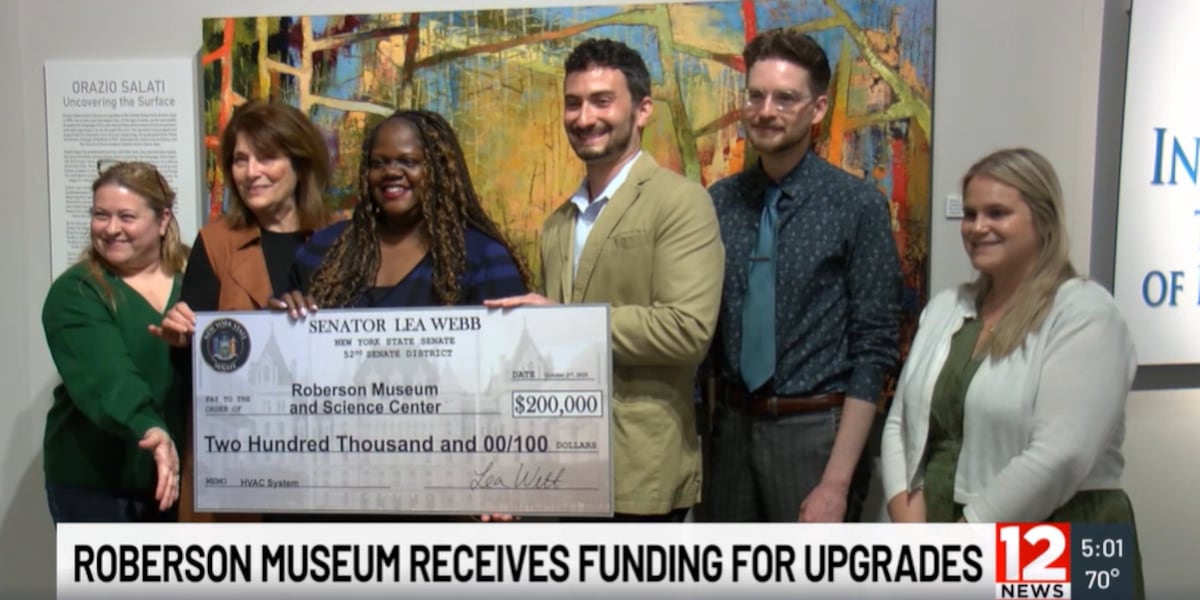 Roberson Museum & Science Center receives $200,000 in state funding
