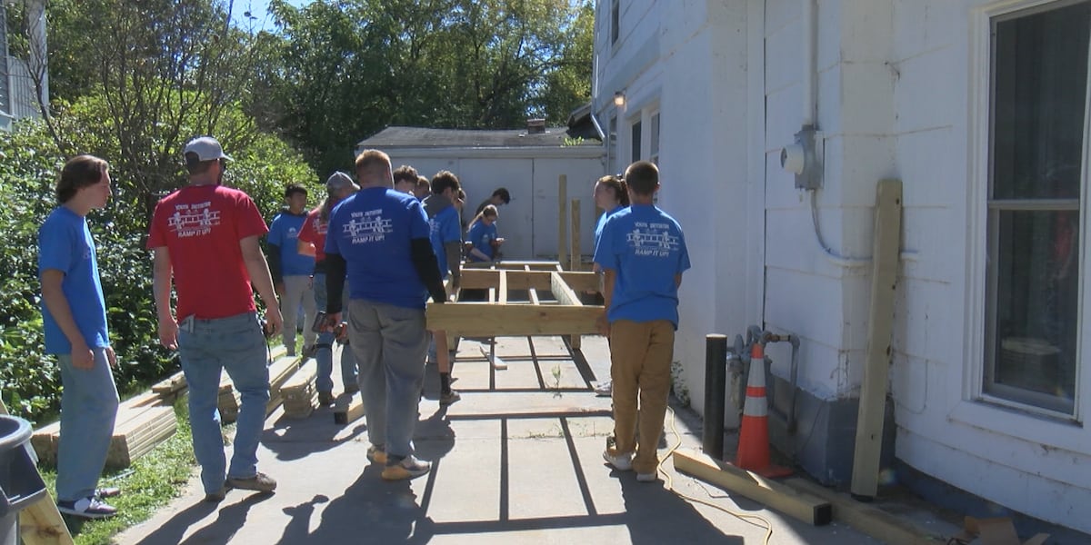 National R Ramp Logo Windsor Central students build ramp for Johnson City homeowner
