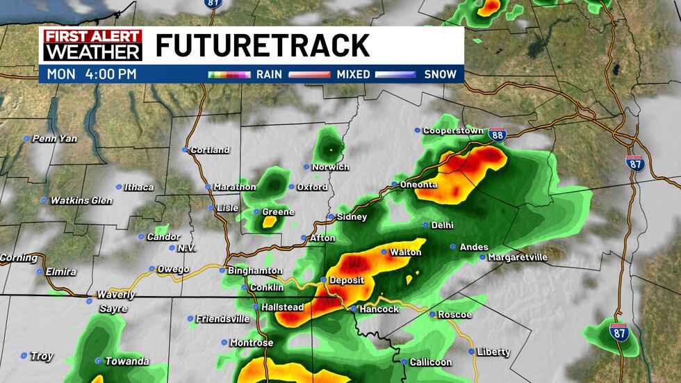 Shower risks for some through midweek
