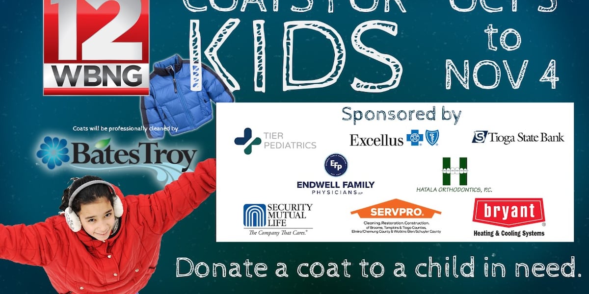 WBNG Coats for Kids; donate to a child in need this winter