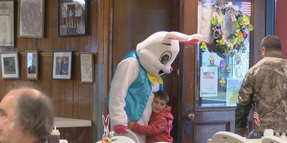 American Legion Post 376 hosts Easter Breakfast with the Easter Bunny