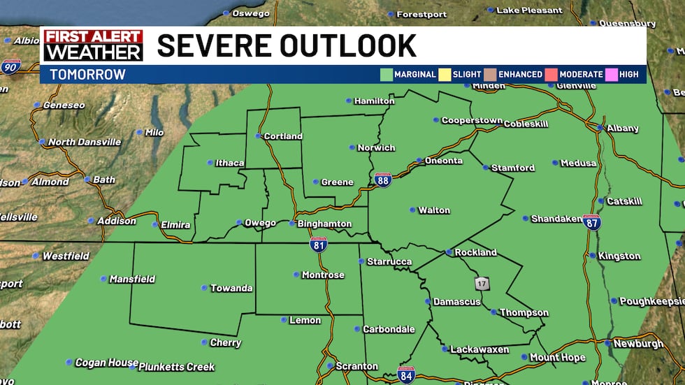 Humid air and thunderstorms return as we end the week
