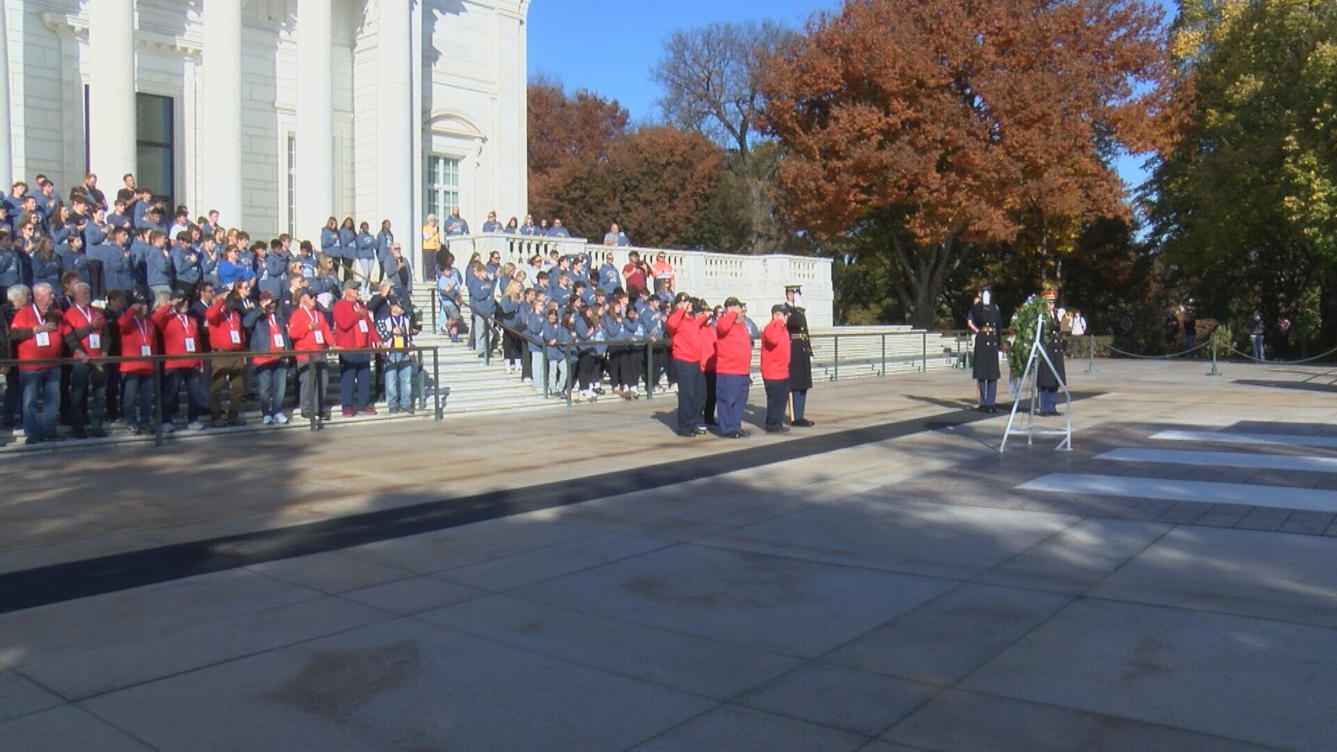 Twin Tiers Honor Flight veterans lay wreath at Arlington National Cemetery