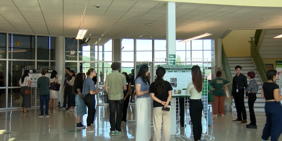 Student researchers present clean energy findings