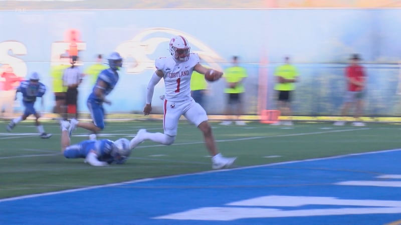 Cortland Red Dragons QB Mike Rescigno named co-offensive player of the week