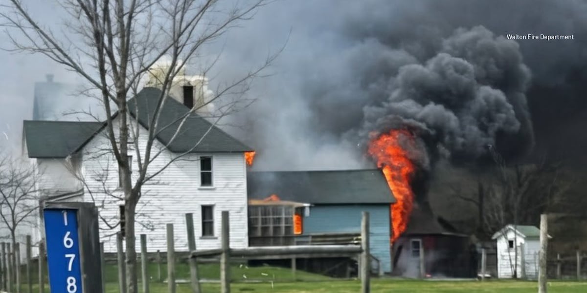 Devilware Fire Crews respond to devastating house fire in Delaware County