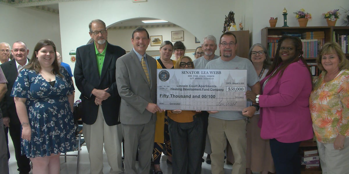 $50,000 awarded to Lincoln Court Apartments to fund emergency generator