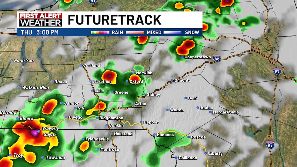 Potential severe weather today gives way to a quiet weekend
