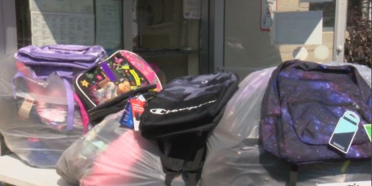 WBNG collects more than 500 backpacks for its annual drive