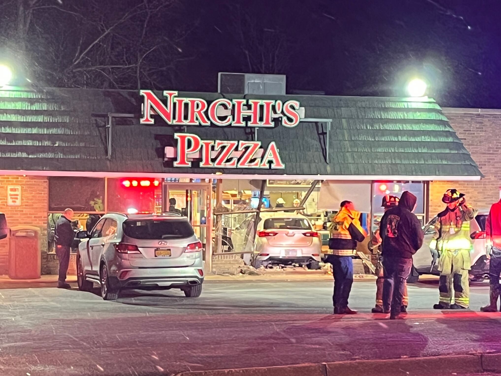 Endicott woman recalls moment when car crashed through Nirchi pizza restaurant