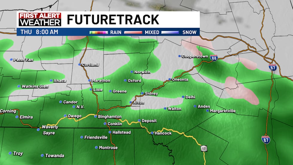 Springtown Weather Map Spring-like pattern arrives in the Southern Tier