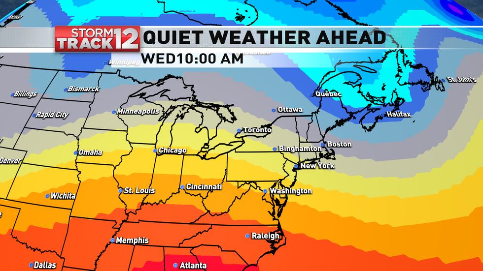 Weather Report Pretty Pretty quiet stretch of weather