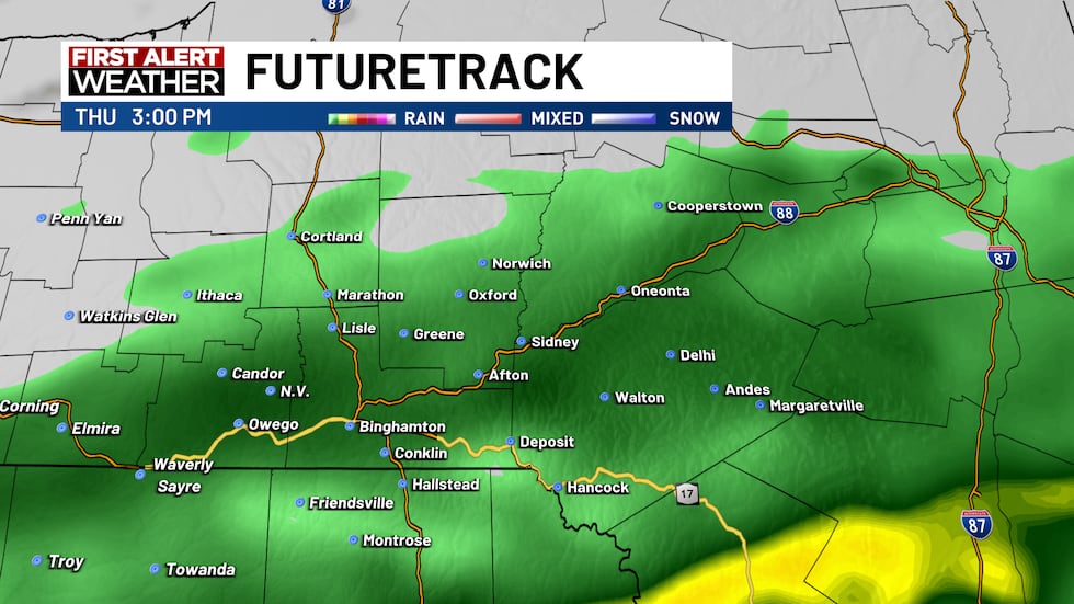 Light rain today, with sunny weather to end the workweek
