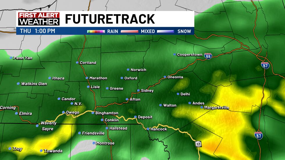 Whather Raining Rain throughout today, but beautiful weather arrives for the weekend