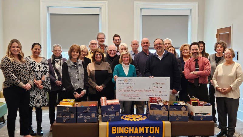 Binghamton Rotary club donates to CHOW
