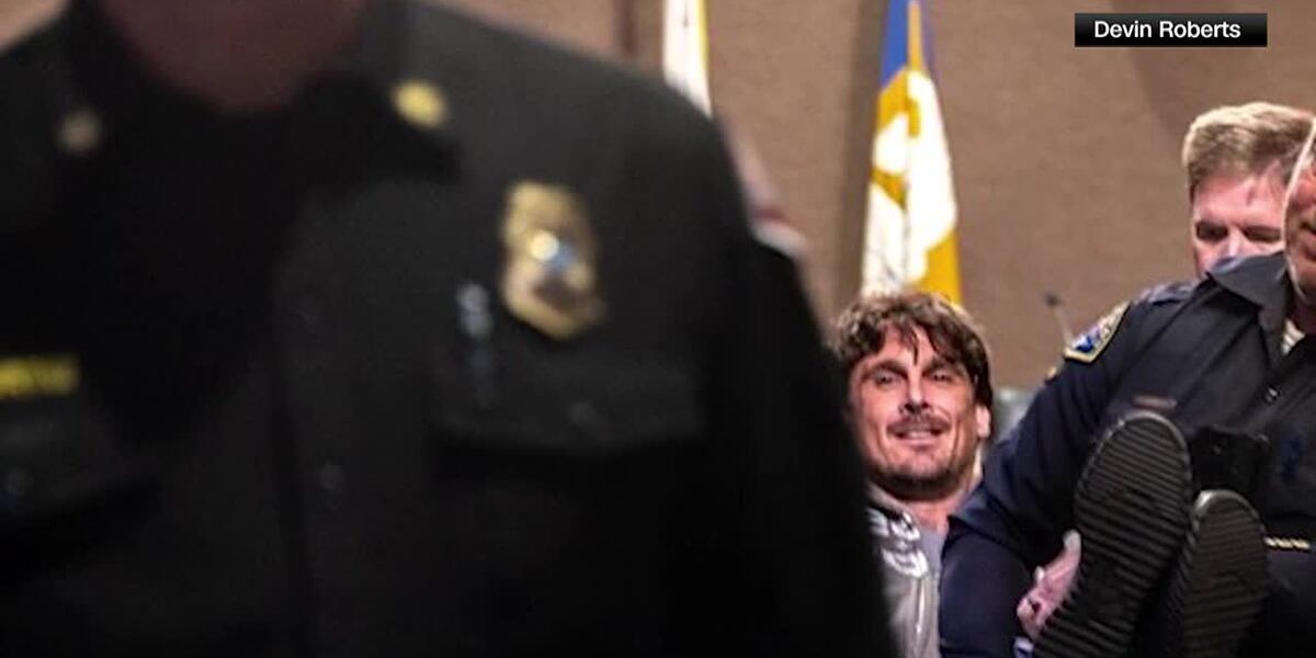 Former Nfl Player Arrested At Council Meeting For Protesting Maga Plaque Former Nfl Player Arrested At Council Meeting For Protesting Maga Plaque