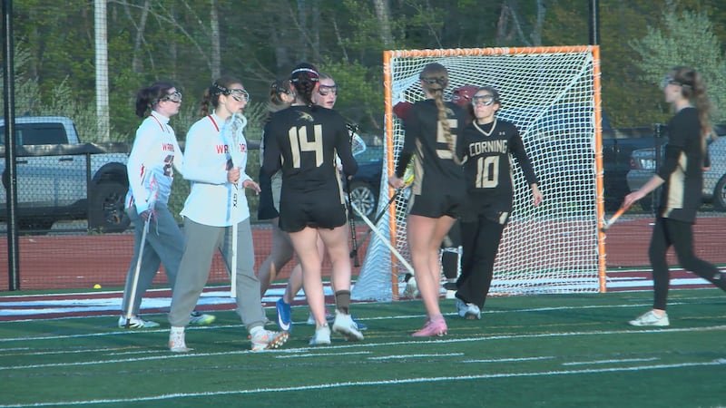 Corning defeats JC/CV 16-11 in girls lacrosse