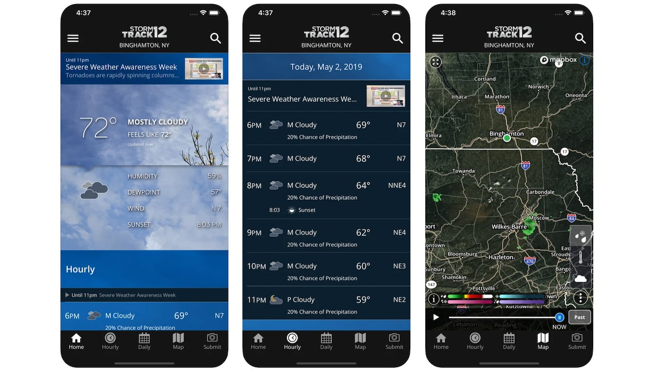 Download the WBNG Weather App