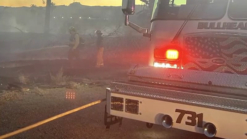 Brush fire near Laughlin now under control