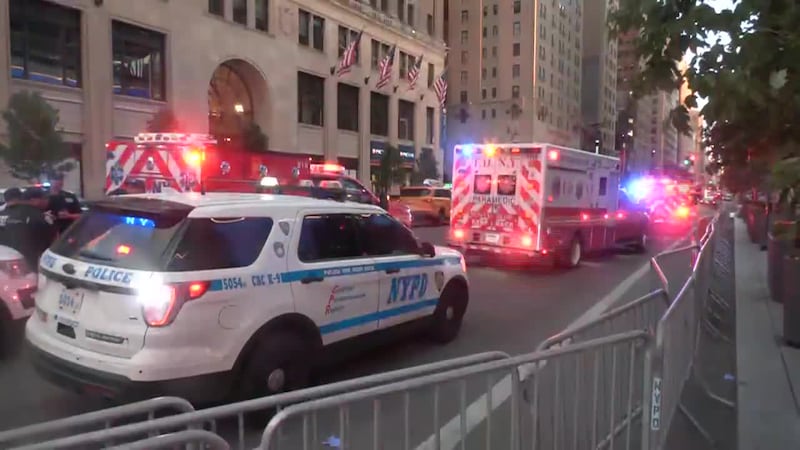Authorities say one of the victims suffered serious injuries. (CNN, SPECTRUM NEWS NY1, CITIZEN...