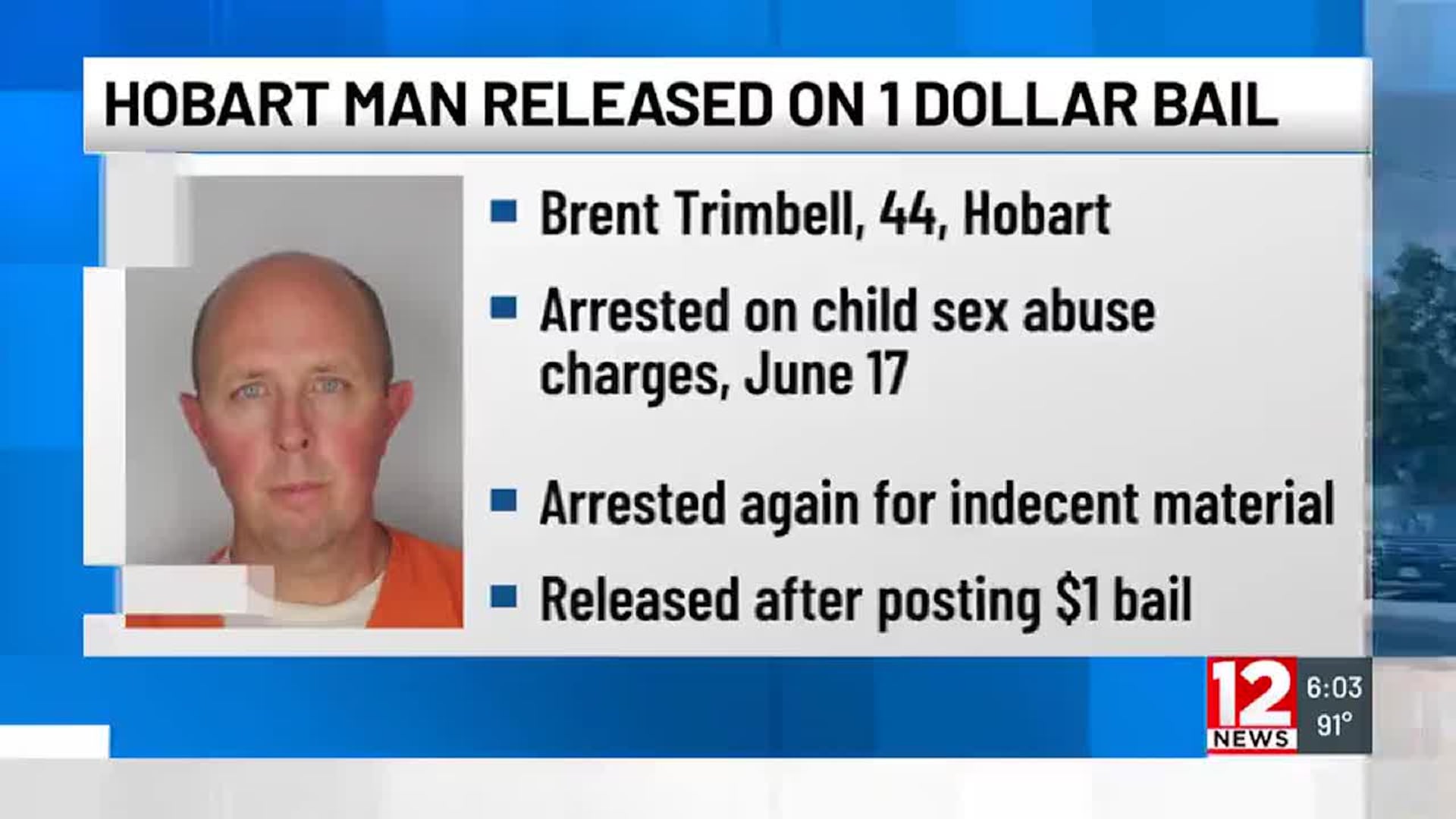 Man arrested on child sex abuse charges released on $1 bail Man arrested on child sex abuse charges released on $1 bail